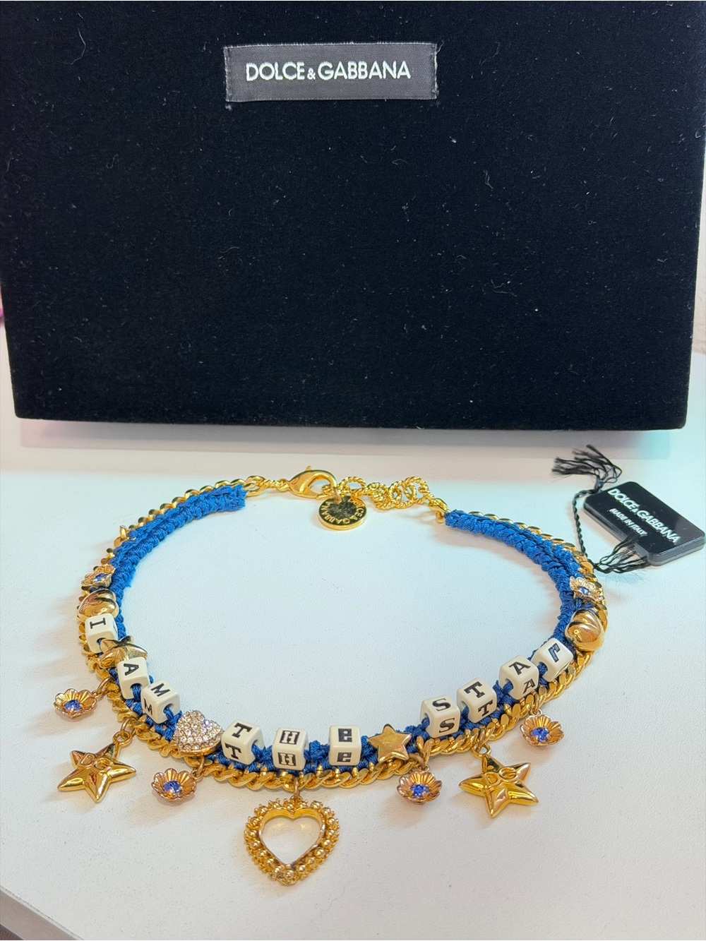 Dolce & Gabbana Blue I AM THE STAR Necklace - Picture 6 of 17